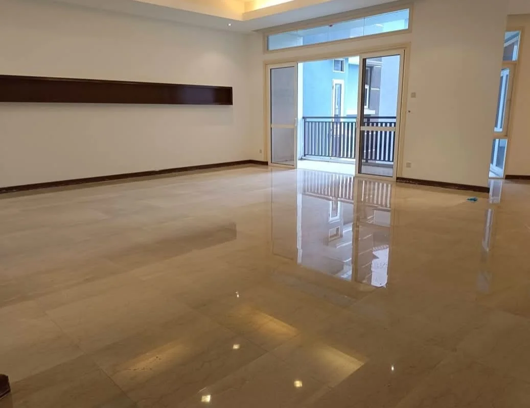 Beige Marble Balcony Mirror Finish — Amin Marble Polish