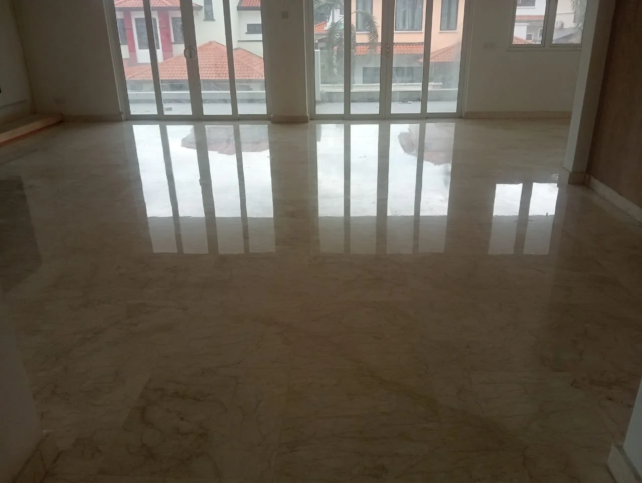 Beige Marble Balcony Neighbors Shine