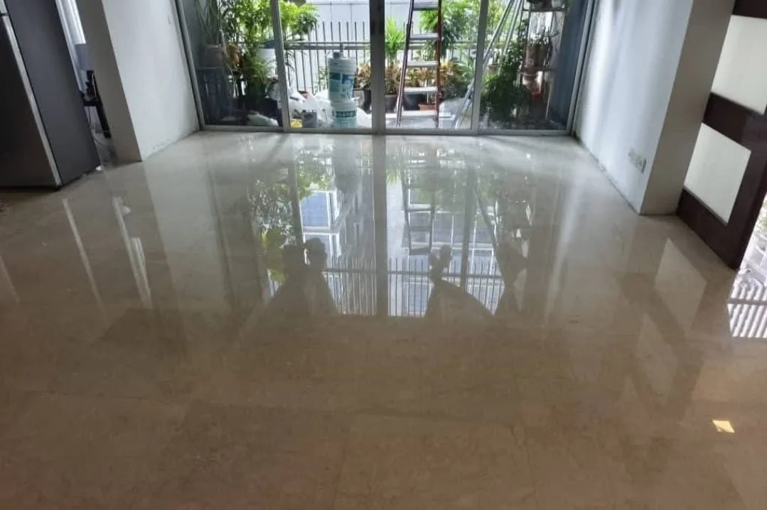 Beige Marble Balcony Reflection Polished