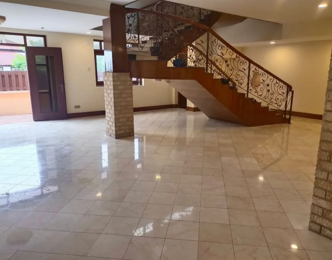 Marble foyer and staircase