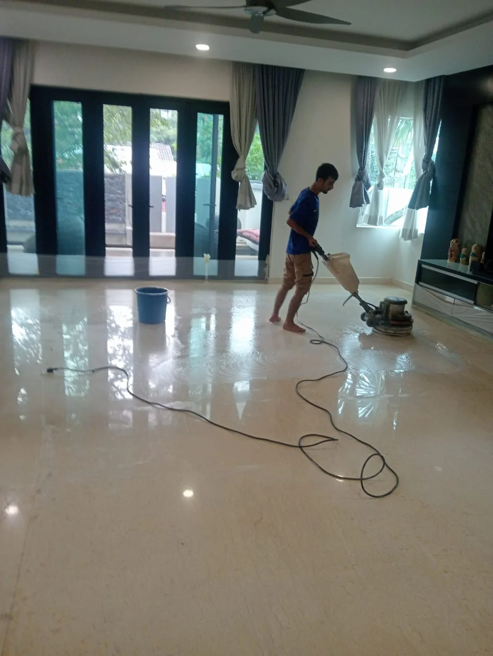 Residential Marble Floor Buffer Polishing — Amin Marble Polish